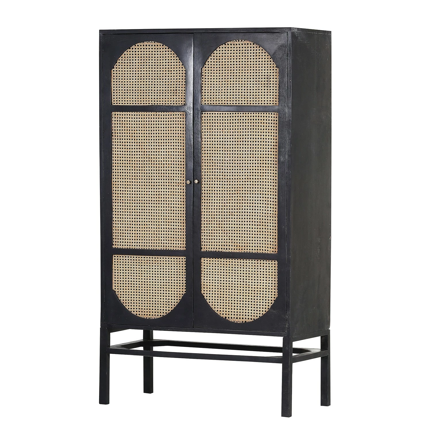 Red Living Armoire Mokena - Cannage / Manguier massif - Naturel / Manguier noir 3 Red Living Armoire Mokena - Cannage / Manguier massif - Naturel / Manguier noir