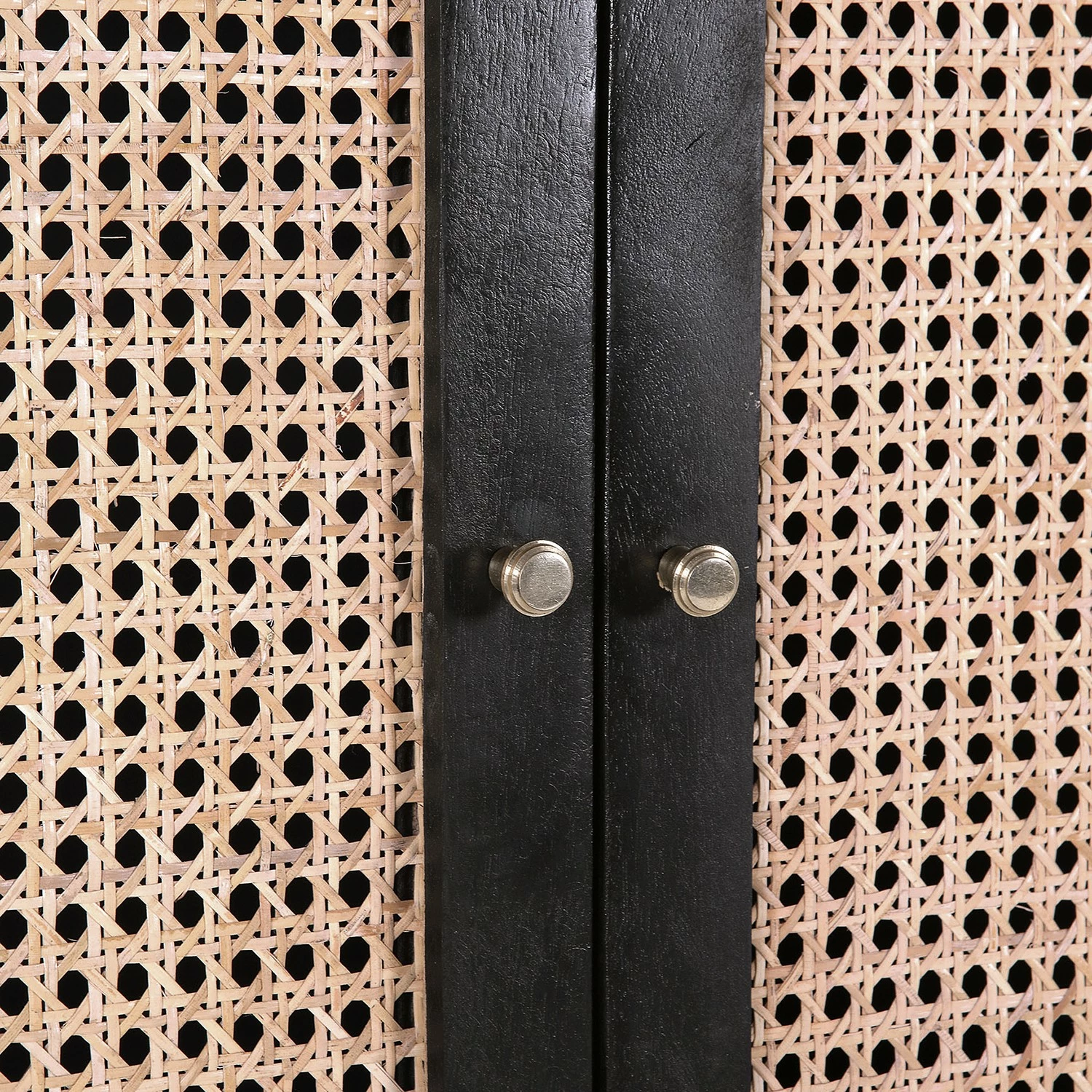 Red Living Armoire Mokena - Cannage / Manguier massif - Naturel / Manguier noir 5 Red Living Armoire Mokena - Cannage / Manguier massif - Naturel / Manguier noir – Image 3