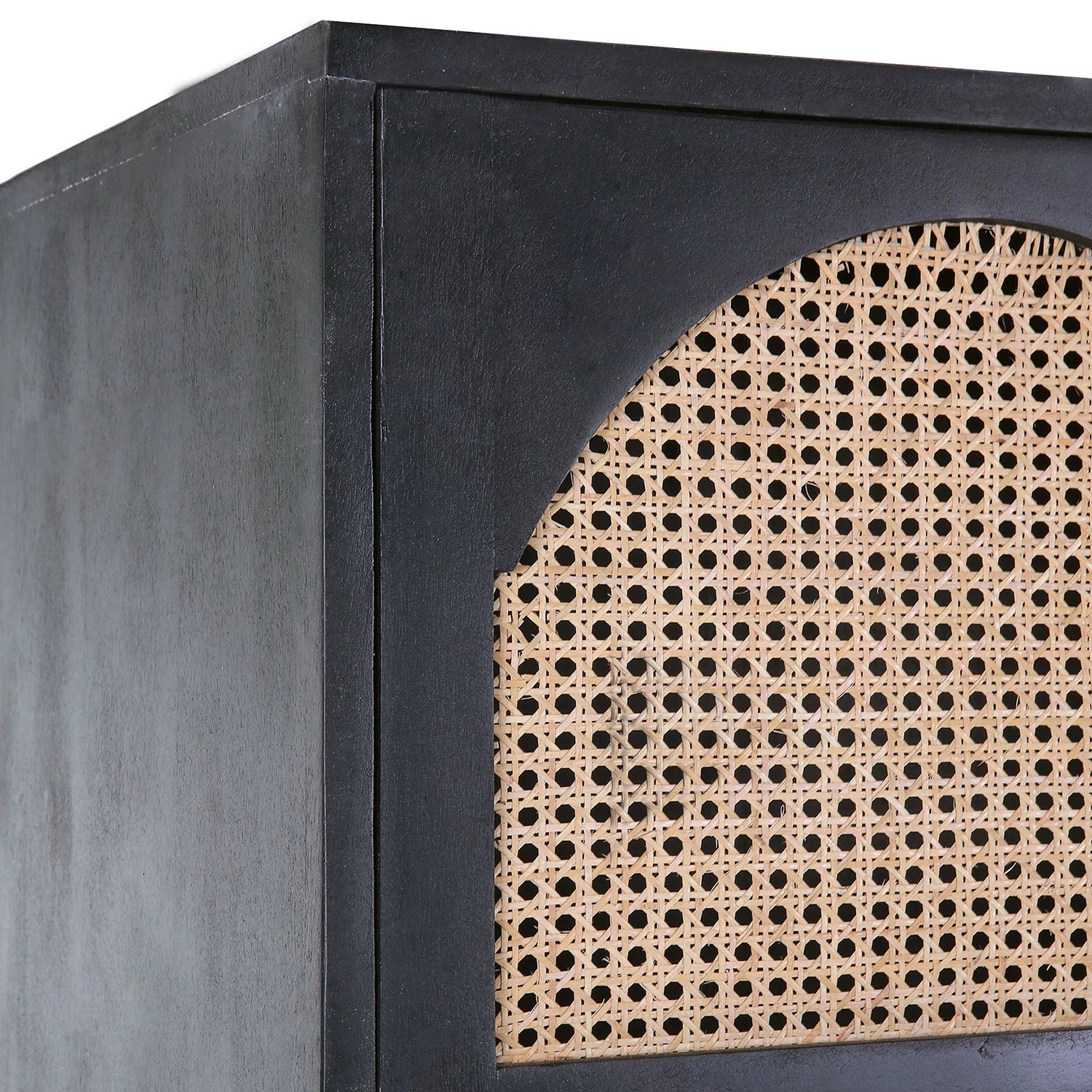 Red Living Armoire Mokena - Cannage / Manguier massif - Naturel / Manguier noir 6 Red Living Armoire Mokena - Cannage / Manguier massif - Naturel / Manguier noir – Image 4