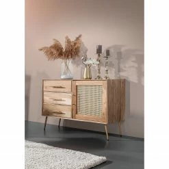 Ars manufacti Commode Bowdon - Cannage / Acacia massif / Acacia / Doré 11 Ars manufacti Commode Bowdon - Cannage / Acacia massif / Acacia / Doré -loftscape Boutique 1000223480 201002 06243700021 MOOD DETAILS P000000001000223480 mood