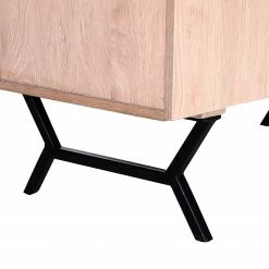 Red Living Buffet Loveland - Placage en bois véritable / Métal - Chêne clair / Chêne noir -loftscape Boutique 1000223493 200826 12360600072 DETAILS P000000001000223493