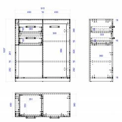 Red Living Commode Buzan IV - Imitation bois recyclé / Anthracite 15 Red Living Commode Buzan IV - Imitation bois recyclé / Anthracite -loftscape Boutique 1000223918 210202 14162700005 SKETCH DETAILS P000000001000223918 sketch