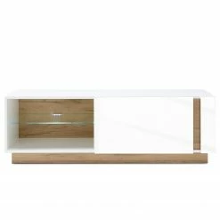 Loftscape Ensemble meubles TV Cailla I (4 élém.) - Blanc brillant / Imitation chêne -loftscape Boutique 1000223923 200828 15490200135 DETAILS P000000001000223923