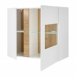 Loftscape Ensemble meubles TV Cailla II (4 élém.) - Blanc brillant / Imitation chêne -loftscape Boutique 1000223932 200828 15504200183 DETAILS P000000001000223932