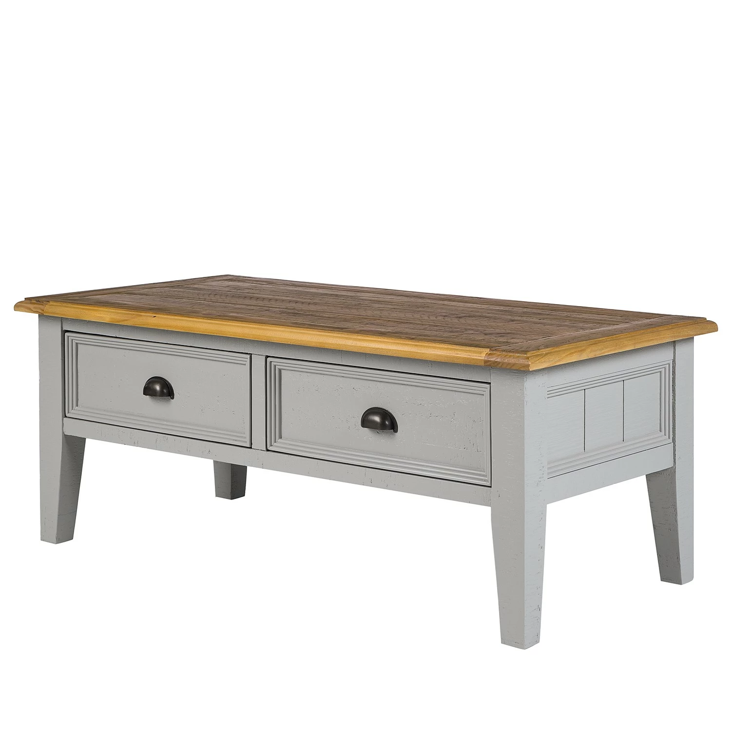 Maison Belfort Table basse Lavalle - Partiellement en pin massif - Pin / Gris clair 3 Maison Belfort Table basse Lavalle - Partiellement en pin massif - Pin / Gris clair