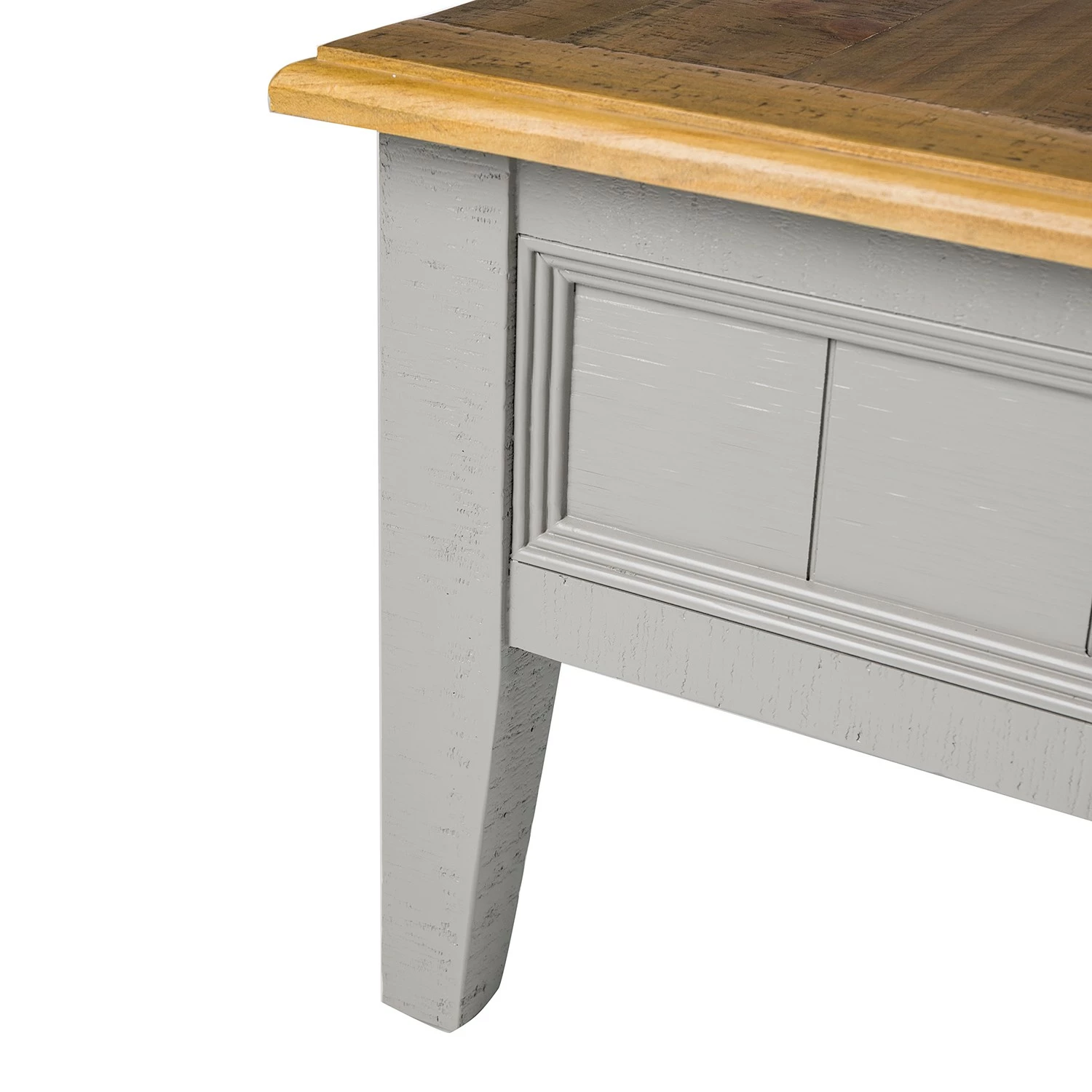 Maison Belfort Table basse Lavalle - Partiellement en pin massif - Pin / Gris clair 13 Maison Belfort Table basse Lavalle - Partiellement en pin massif - Pin / Gris clair – Image 11