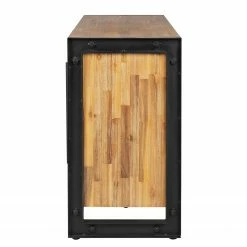 Ars manufacti Buffet Urban Industry I - Partiellement en acacia massif / Métal - Acacia / Noir -loftscape Boutique 1000224201 210908 15541900006 DETAILS P000000001000224201