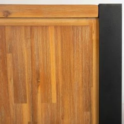 Ars manufacti Buffet Urban Industry I - Partiellement en acacia massif / Métal - Acacia / Noir -loftscape Boutique 1000224201 210908 15541900011 DETAILS P000000001000224201