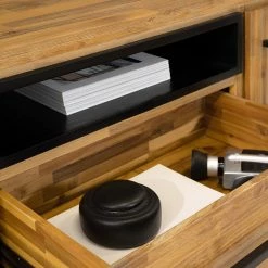 Ars manufacti Buffet Urban Industry I - Partiellement en acacia massif / Métal - Acacia / Noir -loftscape Boutique 1000224201 220118 132848000037 DETAILS P000000001000224201