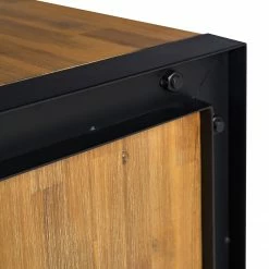 Ars manufacti Meuble TV Urban Industry II - Partiellement en acacia massif / Métal - Acacia / Noir -loftscape Boutique 1000224206 210914 09461000005 DETAILS P000000001000224206