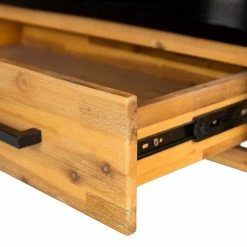 Ars manufacti Meuble TV Urban Industry II - Partiellement en acacia massif / Métal - Acacia / Noir -loftscape Boutique 1000224206 210914 09461100008 DETAILS P000000001000224206