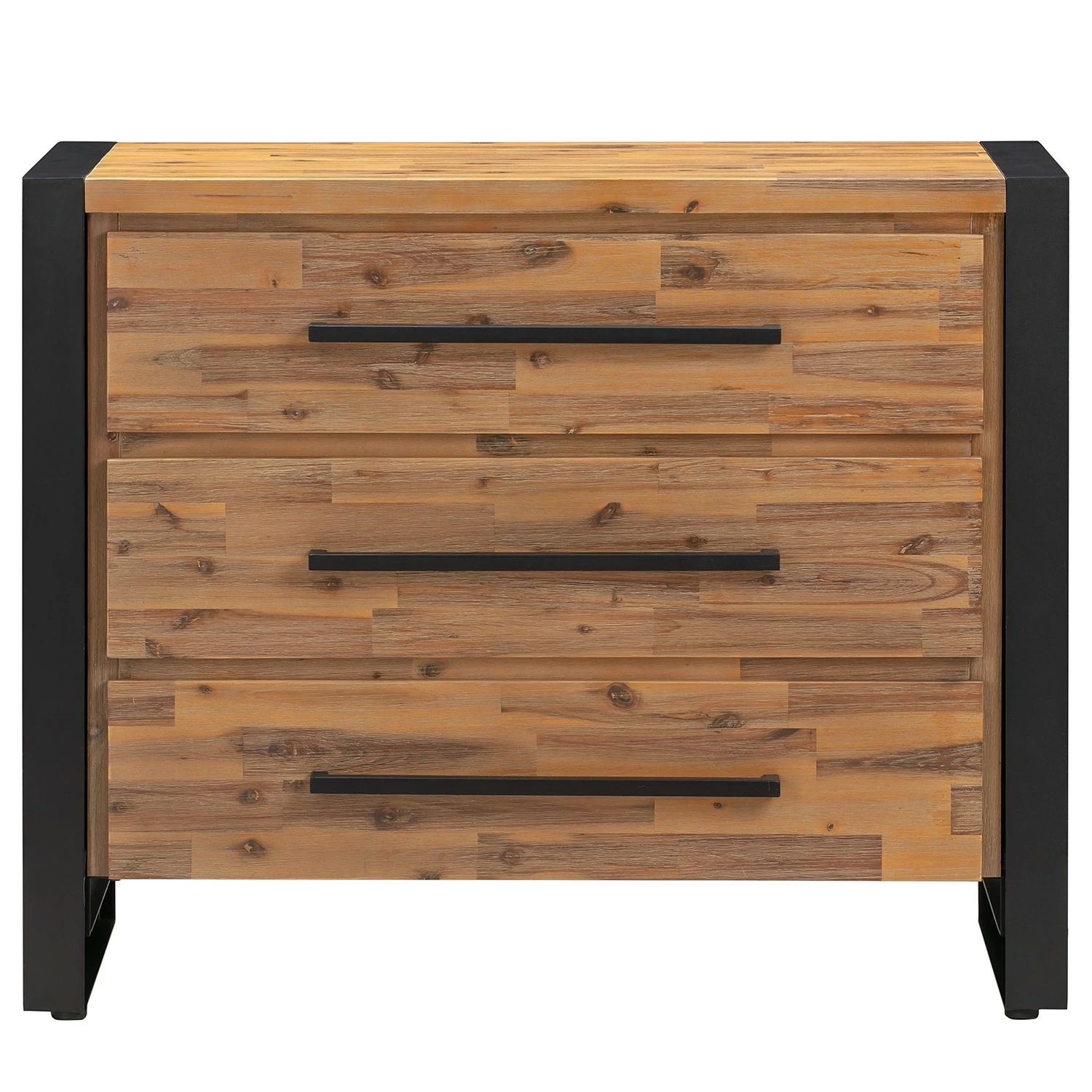 Ars manufacti Commode Urban Industry - Partiellement en acacia massif / Métal - Acacia / Noir 4 Ars manufacti Commode Urban Industry - Partiellement en acacia massif / Métal - Acacia / Noir – Image 2