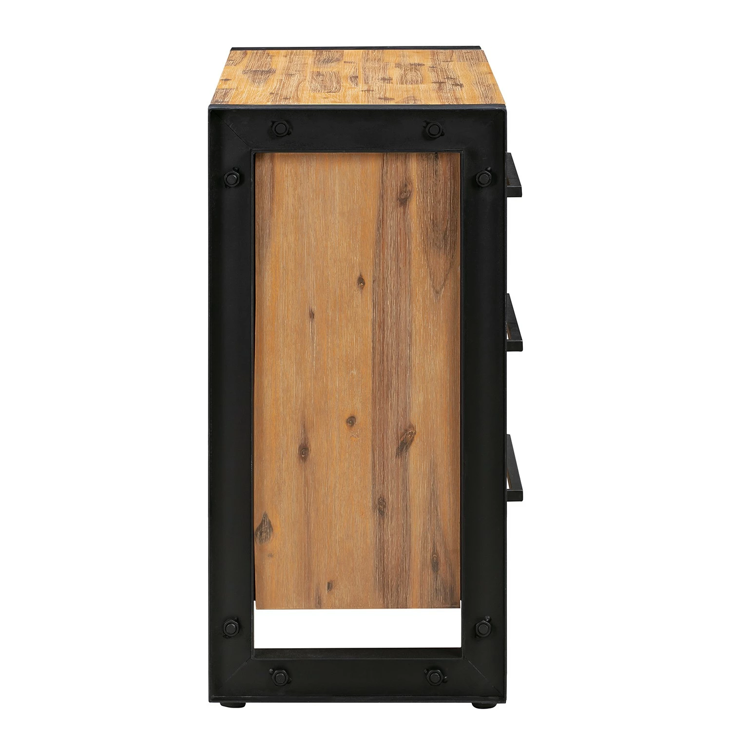 Ars manufacti Commode Urban Industry - Partiellement en acacia massif / Métal - Acacia / Noir 6 Ars manufacti Commode Urban Industry - Partiellement en acacia massif / Métal - Acacia / Noir – Image 4