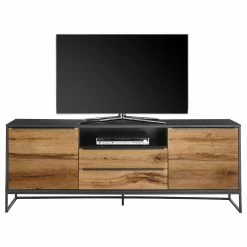 Red Living Ensemble meubles TV Barview I (3 élém.) - Placage bois - Chêne / Anthracite -loftscape Boutique 1000224224 210215 11264000007 DETAILS P000000001000224224