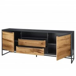 Red Living Ensemble meubles TV Barview I (3 élém.) - Placage bois - Chêne / Anthracite -loftscape Boutique 1000224224 210215 11264200008 DETAILS P000000001000224224