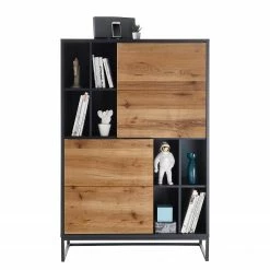 Red Living Ensemble meubles TV Barview II (3 élém.) - Placage bois - Chêne / Anthracite -loftscape Boutique 1000224225 210215 11270000019 DETAILS P000000001000224225