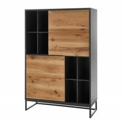 Red Living Ensemble meubles TV Barview II (3 élém.) - Placage bois - Chêne / Anthracite -loftscape Boutique 1000224225 210215 11270200020 DETAILS P000000001000224225