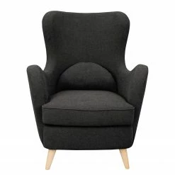 Fauteuil Moulton - Tissu structuré Talta: Noir -loftscape Boutique 1000224303 200916 14014300586 DETAILS P000000001000224303