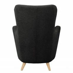 Fauteuil Moulton - Tissu structuré Talta: Noir -loftscape Boutique 1000224303 200916 14014300588 DETAILS P000000001000224303