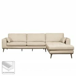 Mørteens Canapé d’angle Billund I - Tissu structuré - Crème - Méridienne courte à droite (vue de face) -loftscape Boutique 1000224329 200916 14021700719 ICON DETAILS P000000001000224329 icon seal