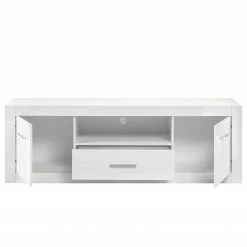 Loftscape Meuble TV Bricktown II - Blanc brillant / Blanc mat -loftscape Boutique 1000224381 200904 12201900017 DETAILS P000000001000224381