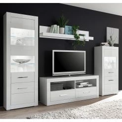 Loftscape Meubles TV muraux Bricktown I (4 élém.) - Blanc brillant / Blanc mat 20 Loftscape Meubles TV muraux Bricktown I (4 élém.) - Blanc brillant / Blanc mat -loftscape Boutique 1000224390 200904 12214400059 MOOD DETAILS P000000001000224390 mood