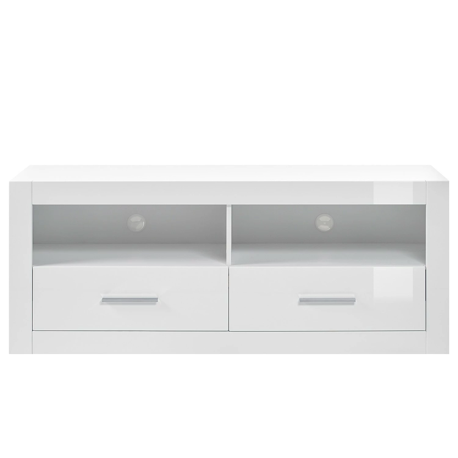 Loftscape Meubles TV muraux Bricktown I (4 élém.) - Blanc brillant / Blanc mat 14 Loftscape Meubles TV muraux Bricktown I (4 élém.) - Blanc brillant / Blanc mat – Image 12