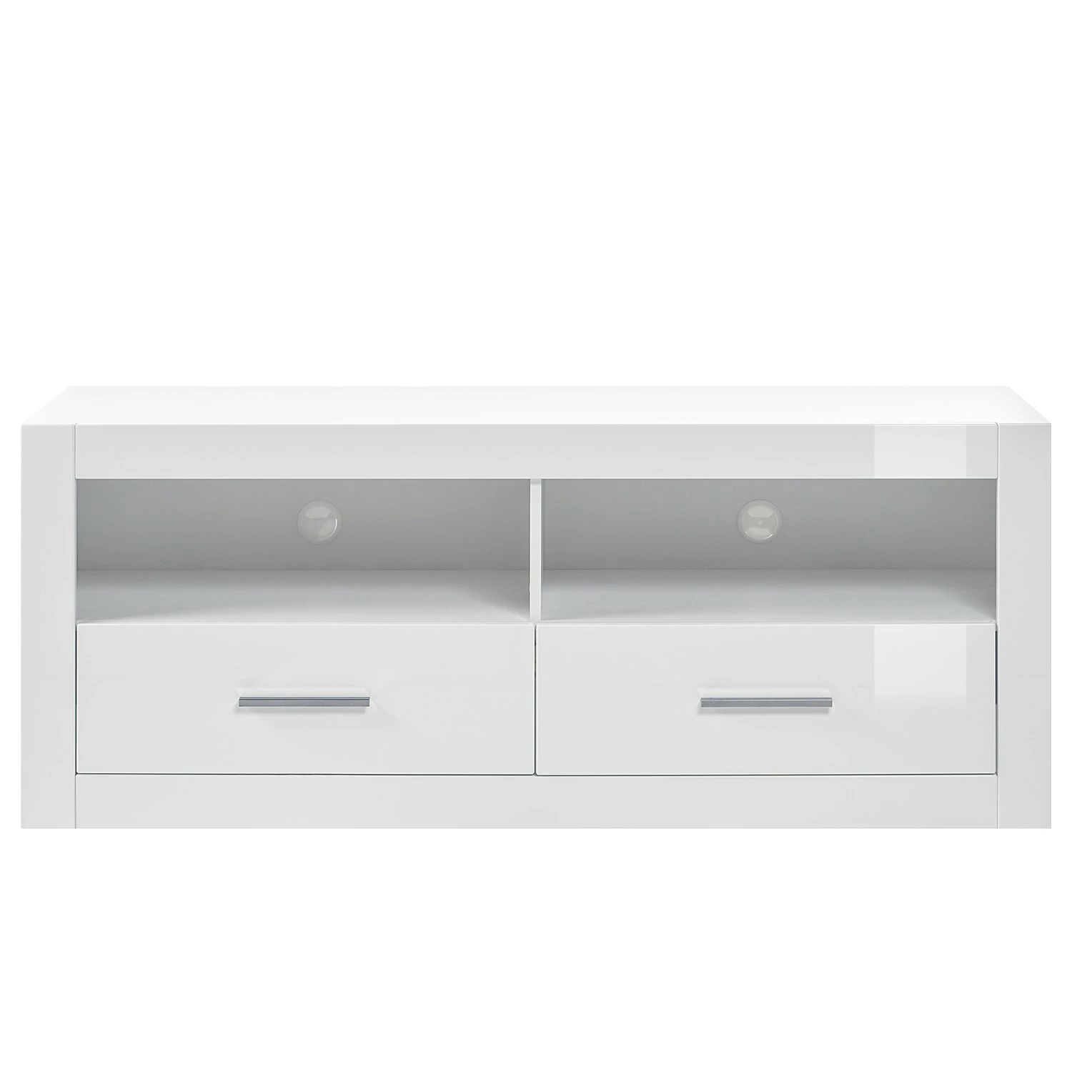 Loftscape Meubles TV muraux Bricktown III (4 él.) - Blanc brillant / Blanc mat 11 Loftscape Meubles TV muraux Bricktown III (4 él.) - Blanc brillant / Blanc mat – Image 9