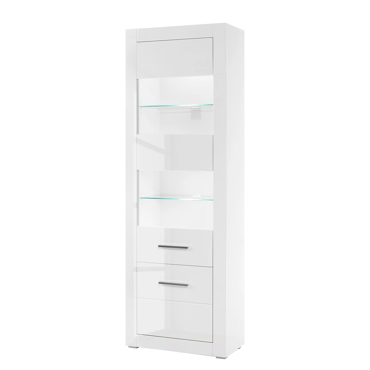 Loftscape Meubles TV muraux Bricktown II (4 élém.) - Blanc brillant / Blanc mat 8 Loftscape Meubles TV muraux Bricktown II (4 élém.) - Blanc brillant / Blanc mat – Image 6