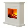 Loftscape Cheminée électrique Toronto - Blanc brillant - Insert de cheminée noir -loftscape Boutique 1000224496 200922 15382500011 IMAGE P000000001000224496
