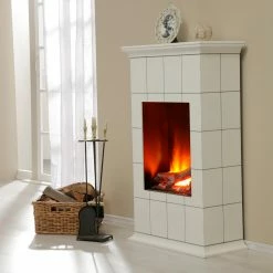 Ridgevalley Cheminée électrique Sellin - Blanc -loftscape Boutique 1000224497 200922 15383400022 MOOD DETAILS P000000001000224497 mood