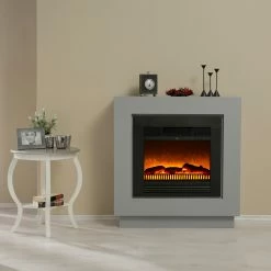 Loftscape Cheminée électrique Baltrum - Gris -loftscape Boutique 1000224501 200922 15390800063 MOOD DETAILS P000000001000224501 mood