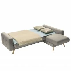 Fredriks Canapé d’angle Cropwell - Tissu - Tissu Ramse: Marron clair - Méridienne courte à droite (vue de face) -loftscape Boutique 1000225156 210305 12301800165 DETAILS P000000001000225156