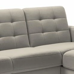 Fredriks Canapé d’angle Cropwell - Tissu - Tissu Ramse: Marron clair - Méridienne courte à droite (vue de face) -loftscape Boutique 1000225156 210305 12301800170 DETAILS P000000001000225156