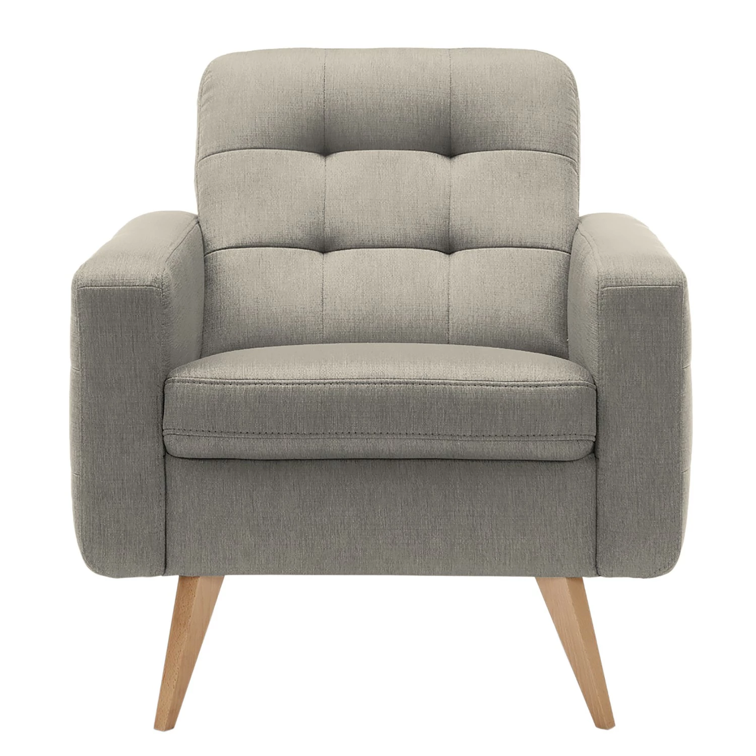 Fredriks Fauteuil Cropwell - Tissu - Tissu Ramse: Marron clair 4 Fredriks Fauteuil Cropwell - Tissu - Tissu Ramse: Marron clair – Image 2