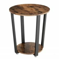 Red Living Bout de canapé Hexton - Marron / Noir