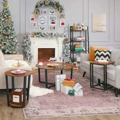 Red Living Bout de canapé Hexton - Marron / Noir -loftscape Boutique 1000225811 200914 06120200025 MOOD DETAILS P000000001000225811 mood