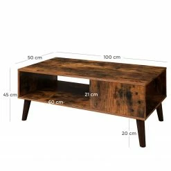 Naturoo Table basse Exmoor - Marron / Hévéa -loftscape Boutique 1000225812 200914 06121100034 SKETCH DETAILS P000000001000225812 sketch