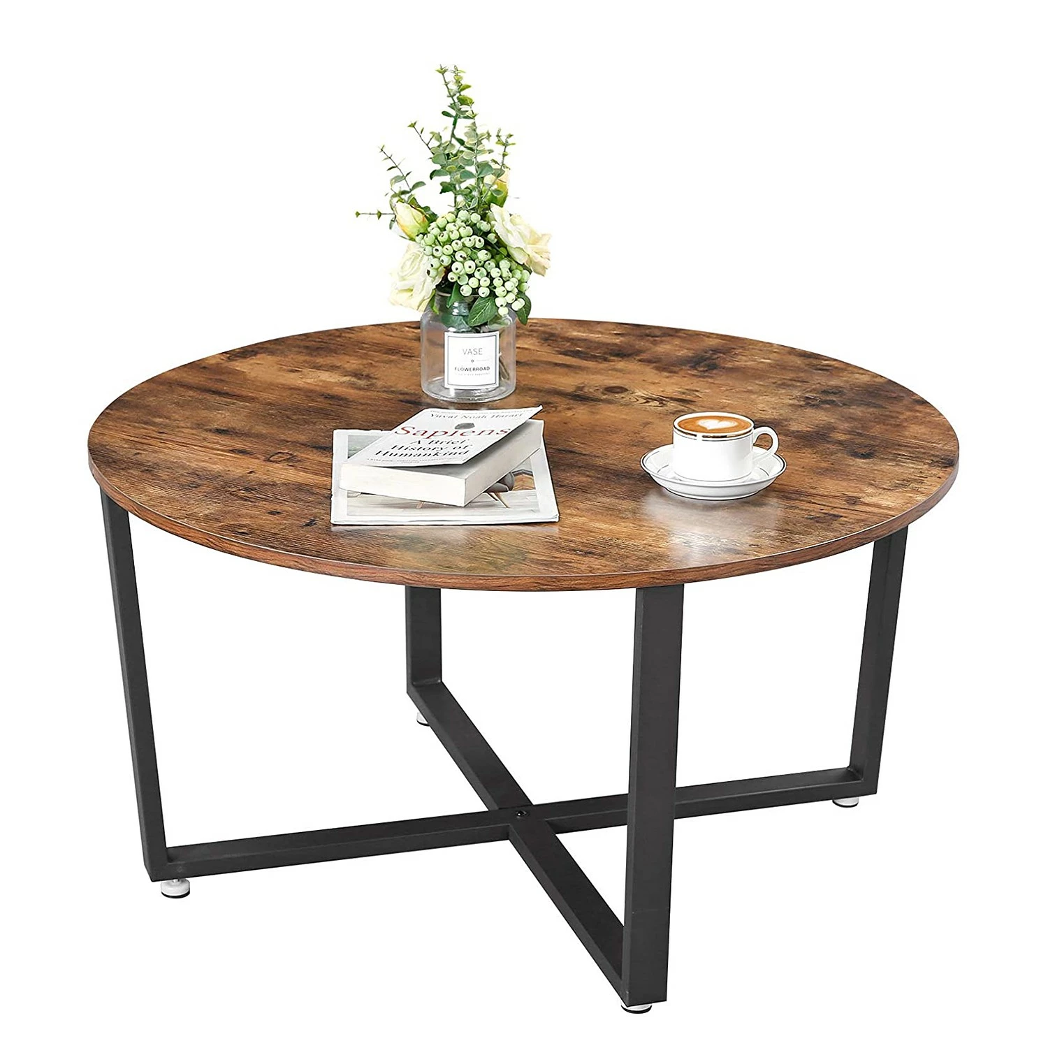 Red Living Table basse Hexton - Marron / Noir 7 Red Living Table basse Hexton - Marron / Noir – Image 5