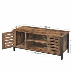 Red Living Meuble TV Condover II - Marron / Noir -loftscape Boutique 1000225821 200914 06125500101 SKETCH DETAILS P000000001000225821 sketch