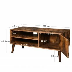 Red Living Meuble TV Hickling II - Marron / Hévéa 14 Red Living Meuble TV Hickling II - Marron / Hévéa -loftscape Boutique 1000225822 200914 06130500109 SKETCH DETAILS P000000001000225822 sketch