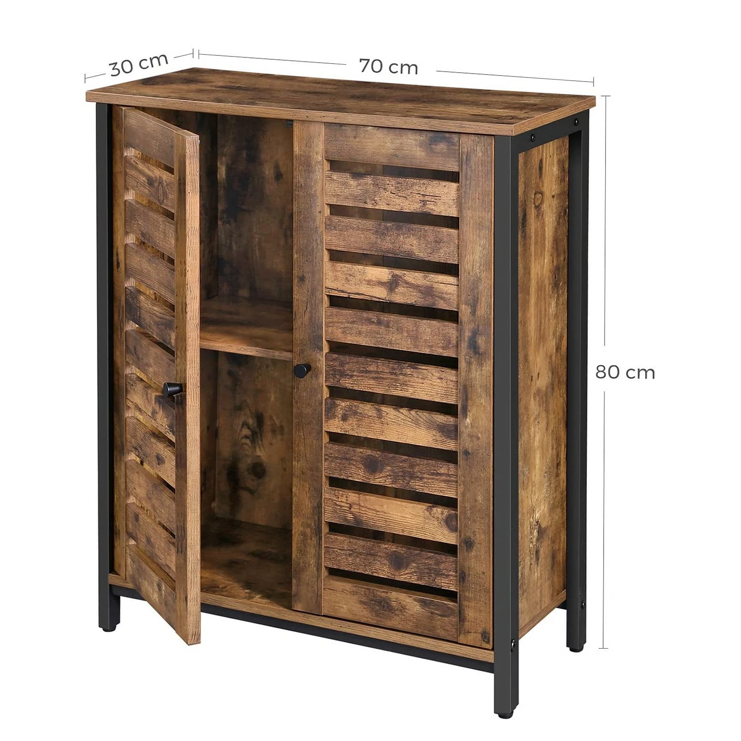 Red Living Buffet Condover II - Marron / Noir 9 Red Living Buffet Condover II - Marron / Noir – Image 7