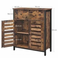 Red Living Commode Condover III - Marron / Noir 13 Red Living Commode Condover III - Marron / Noir -loftscape Boutique 1000225838 200914 06141800207 SKETCH DETAILS P000000001000225838 sketch