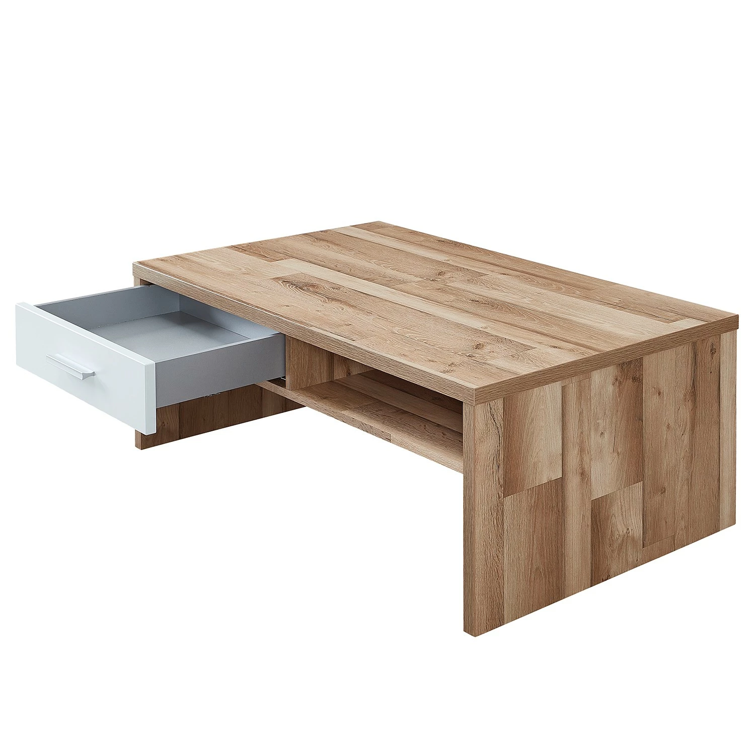 Loftscape Table basse Waverly - Blanc / Imitation chêne 6 Loftscape Table basse Waverly - Blanc / Imitation chêne – Image 4