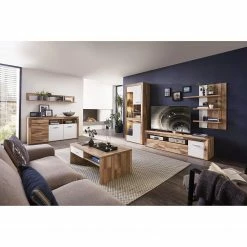 Loftscape Meuble TV Waverly - Blanc / Imitation chêne -loftscape Boutique 1000225902 200923 13371800073 MOOD DETAILS P000000001000225902 mood