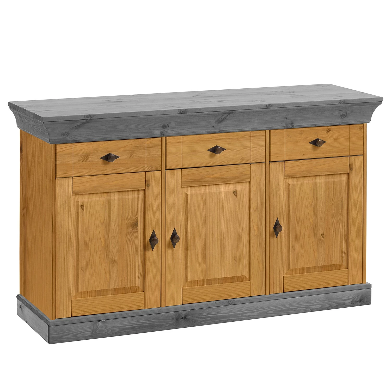 Maison Belfort Vaisselier Bergen I - Pin massif - Pin coloris lessivé / Pin gris 9 Maison Belfort Vaisselier Bergen I - Pin massif - Pin coloris lessivé / Pin gris – Image 7