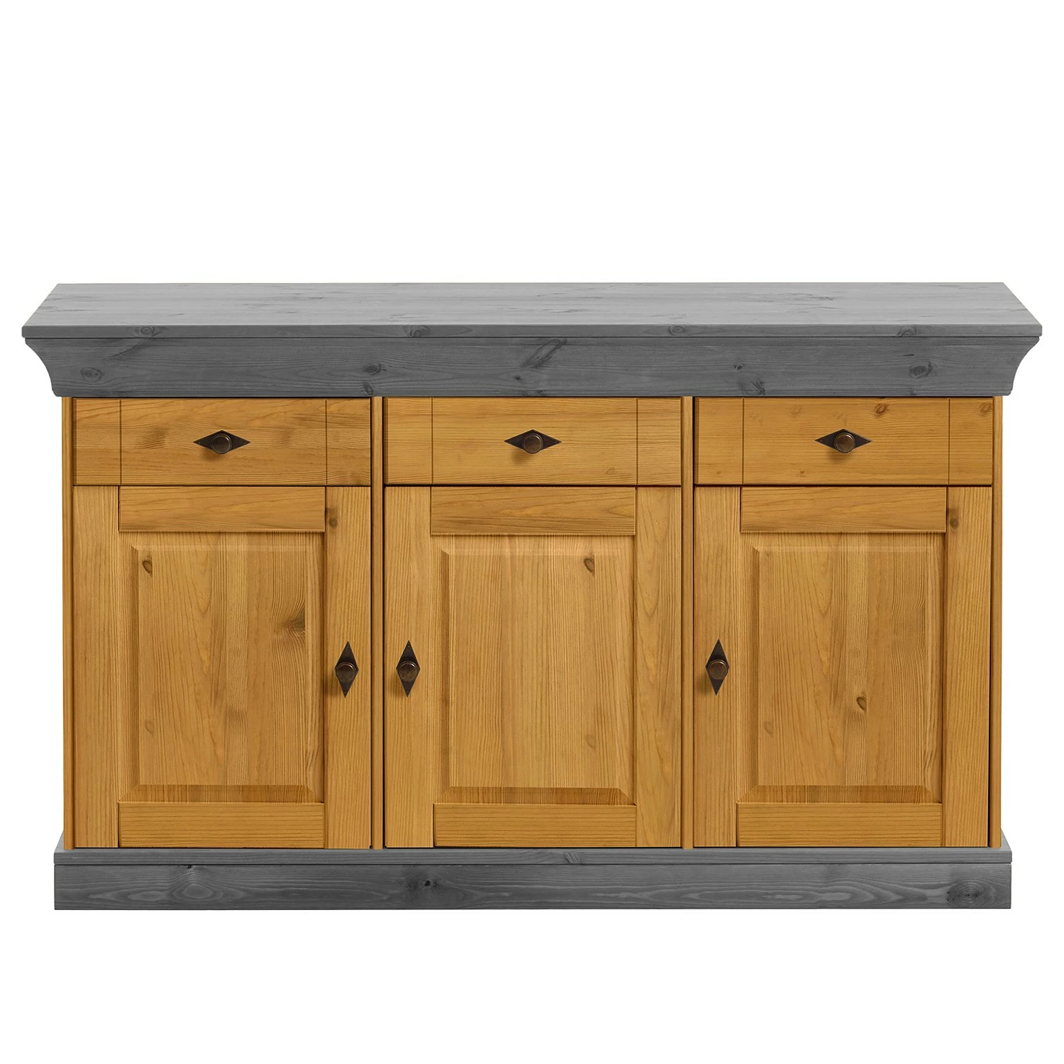 Maison Belfort Vaisselier Bergen I - Pin massif - Pin coloris lessivé / Pin gris 10 Maison Belfort Vaisselier Bergen I - Pin massif - Pin coloris lessivé / Pin gris – Image 8