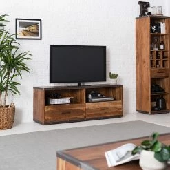 Ars manufacti Meuble TV Mackz I - Acacia massif - Acacia / Noir vieilli -loftscape Boutique 1000226069 220126 155500000021 MOOD DETAILS P000000001000226069 mood