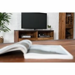 Ars manufacti Meuble TV Mackz I - Acacia massif - Acacia / Noir vieilli -loftscape Boutique 1000226069 220126 155500000022 MOOD DETAILS P000000001000226069 mood