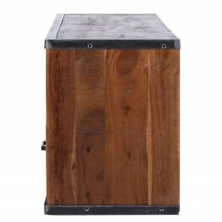 Ars manufacti Meuble TV Mackz I - Acacia massif - Acacia / Noir vieilli -loftscape Boutique 1000226069 220127 084010000040 DETAILS P000000001000226069